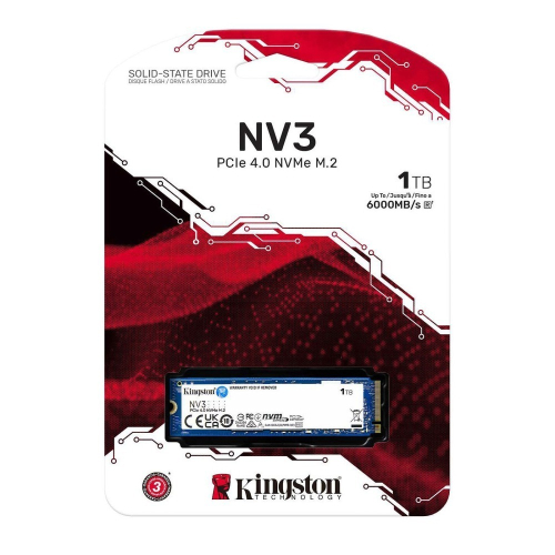 [含稅附發票] 金士頓 Kingston NV3 1TB 2TB M.2 NVMe PCIe SSD固態硬碟