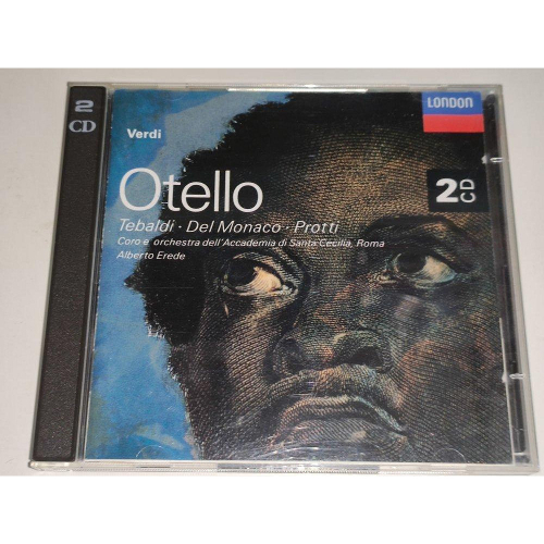 文本齋 Tebaldi Del Monaco Protti Erede Verdi Otello 2CD DECCA