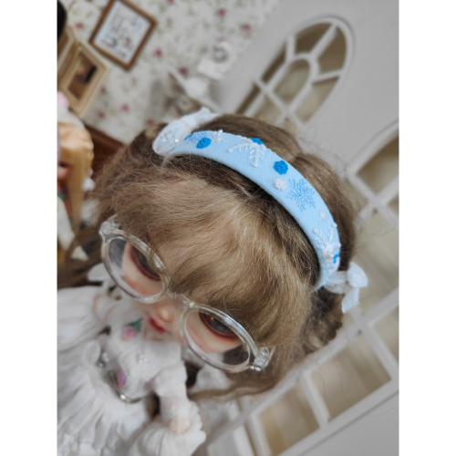 Blythe 小布的刺繡髮箍