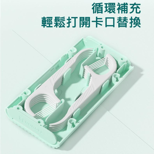 特價中 攜帶式自動彈出牙線盒 隨身牙線棒 (10支/盒) 攜帶式自動牙線盒 外出必備