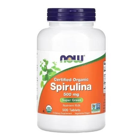 美國代購 Now 螺旋藻 藍藻 Spirulina 500毫克 500顆