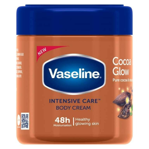 【Vaseline 凡士林】超強保濕補水身體乳霜-可可脂奶油(400ml)【8842】
