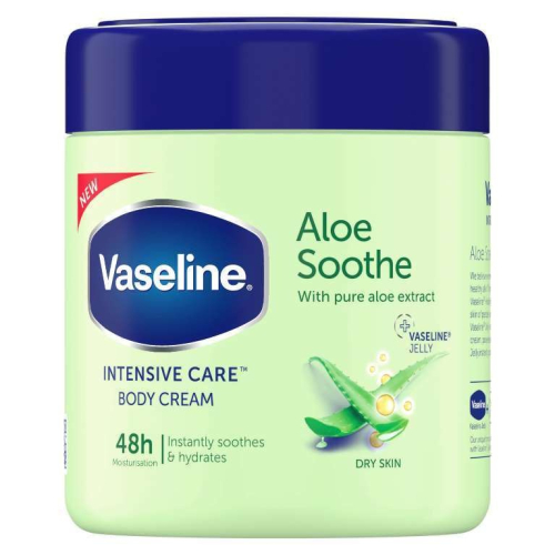 【Vaseline 凡士林】超強保濕補水身體乳霜-蘆薈清爽(400ml)【8840】
