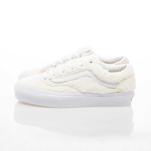 [unclev1966] Vans Style 36 米白 棉花糖 高羊毛 短毛 保暖 圓頭 可愛風 滑板鞋 女生款