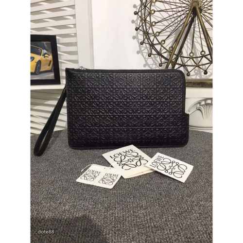Loewe 雙層手拿包耐磨耐用簡便實用大容量有夾層輕便出門必備簡約時尚潮流行休閒 逛街生日禮物 情人節禮物百搭