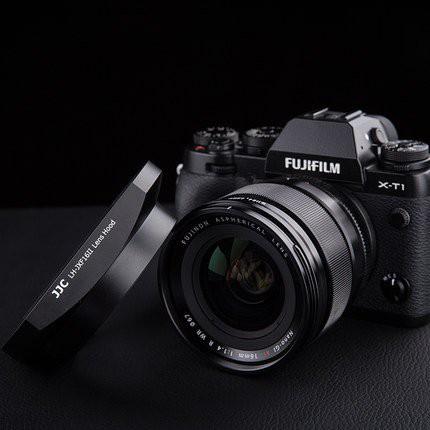 特價JJC 富士LH-XF16 II遮光罩XF 16mm f1.4金屬廣角方形鏡頭遮光罩67mm XT1