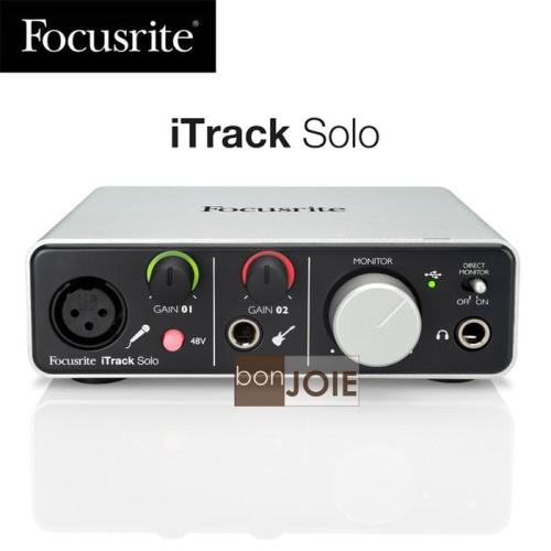 Focusrite iTrack Solo USB 錄音介面 for iPad 錄音盒