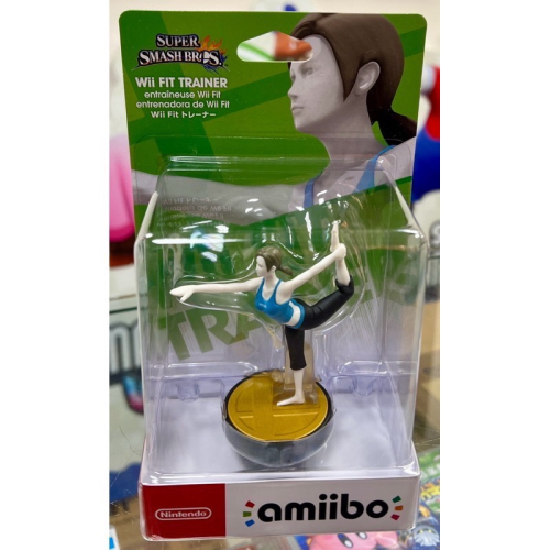 （不含遊戲） switch amiibo Wii Fit 訓練員 任天堂明星大亂鬥 系列 全新品【士林遊戲頻道】