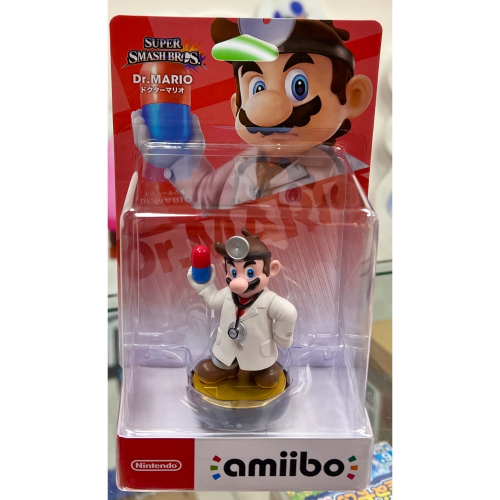 (不含遊戲） switch amiibo Dr. MARIO 超級瑪利歐 醫生 醫生瑪利歐 明星大亂鬥 系列［遊戲頻道］