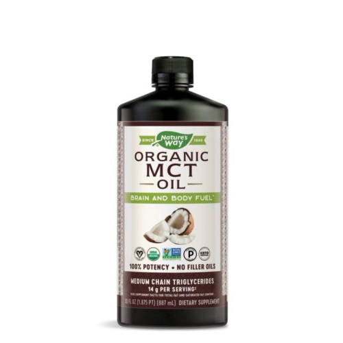 美國原裝進口??Nature＇s Way 有機中鏈油887 ml 椰子油 素食者可用MCT油 有機生酮 防彈咖啡油