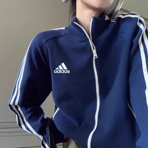 3款Adidas 外套 Vintage美式復古刺繡上衣 可甜可鹹 拉鍊開衫 純棉長袖外套 男女款 休閒拉鍊衛衣 一件你一