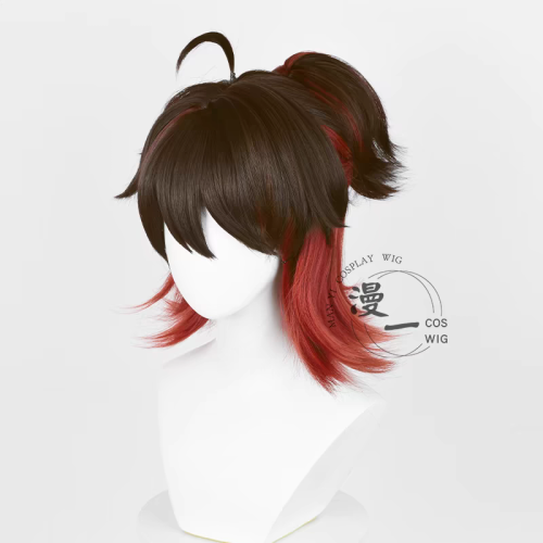 【嘉明】假髮 cosplay 原神 cos 舞獸戲 璃月 舞龍舞獅 鏢師