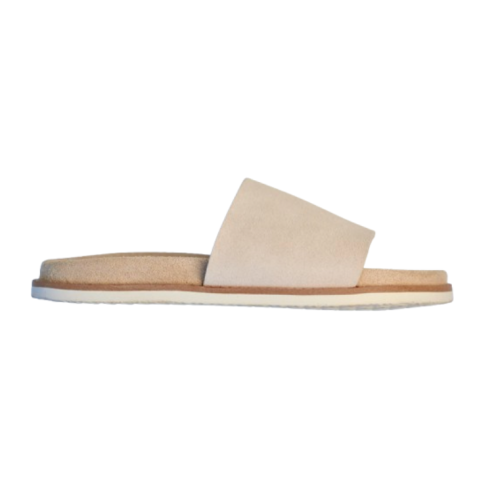 牛皮手工上線拖鞋 牛皮絨面 PU發泡底 冬季拖鞋 皮鞋碼 Suede Slides