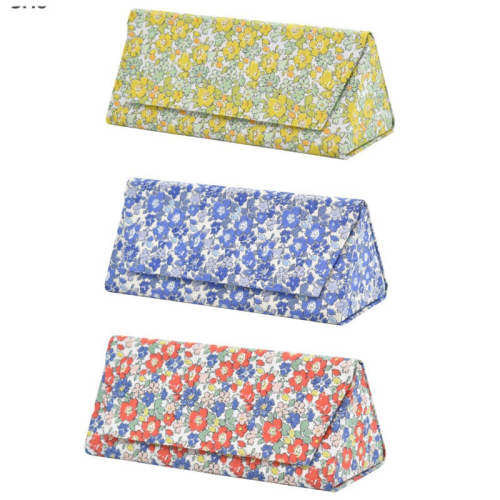 ￼日日花布~日本進口Liberty摺疊布眼鏡盒~日本雜貨～三色現貨~禮物~日本質感選品