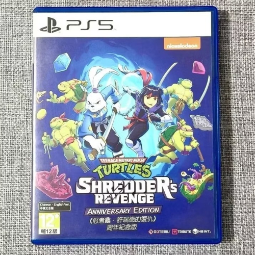 【小確幸】PS5 忍者龜 許瑞德的復仇 施萊德的複仇 周年紀念版 NINJA TURTLES 中文版 遊戲片 光碟