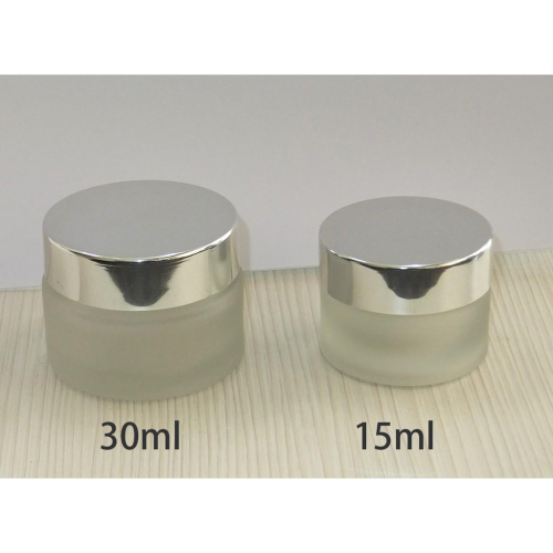 【瓶之坊】( S42B系列)玻璃霜盒5g/10g/30g,化妝盒,小圓盒,藥膏盒面霜盒,分裝盒.藥膏盒.台中瓶瓶罐罐專賣