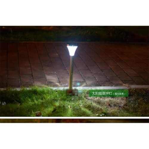 ☆四月科技能源☆光控太陽能燈+感應燈 13LED不銹鋼太陽能 樓道燈 花園燈 庭院燈( 落地燈)A0331-3