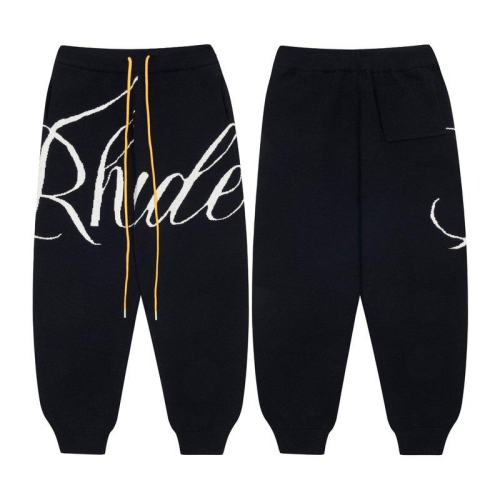PANTS 字母 針織 rhude 縮口褲 長褲 休閒褲