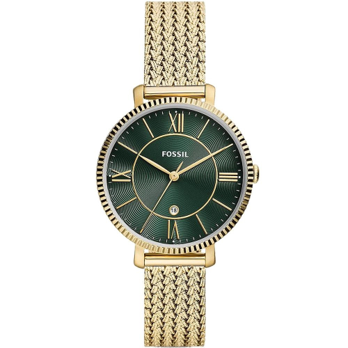 FOSSIL Jacqueline 簡約大三針米蘭帶女錶-36mmES5242