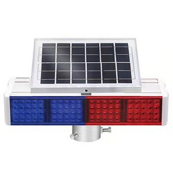 ☆四月科技能源☆光控 太陽能燈 160Led太陽能爆閃燈 公路 路障 施工燈 交通警示燈A0385