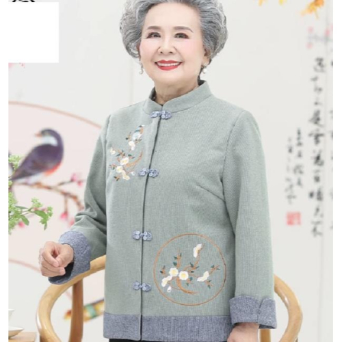 奶奶春秋唐裝套裝