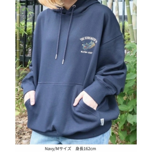 《全新現貨正品》日本POWER TO THE PEOPLE大龍刺繡連帽T-男女適用-龍刺繍パーカー