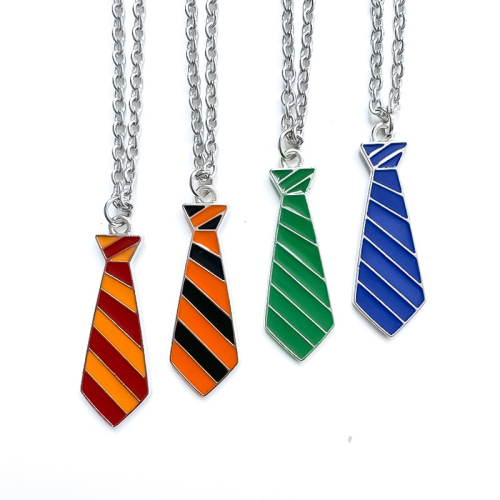 1995 哈利波特鷹院拉文克勞領帶項鏈女創意嘻哈ins網紅吊墜情侶