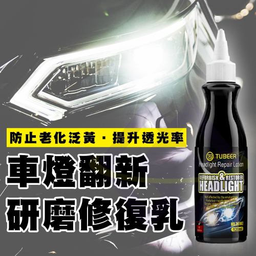 【禾統】新品上市 台灣現貨 車燈翻新研磨修復乳 大燈霧化修復 大燈拋光 大燈泛黃 大燈黃化 車燈黃化 車燈霧化 頭燈霧