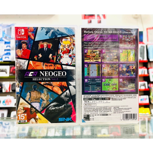 【東晶電玩】 Switch NS ACA NEOGEO Selection Vol.5 日文版(全新、現貨)