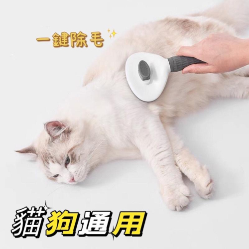 【?隔日到貨】一鍵毛梳 寵物梳 貓毛梳 梳毛 梳毛器 貓咪梳毛 貓咪梳毛器 寵物 貓 狗 兔 清理器 毛梳 按摩 貓梳毛