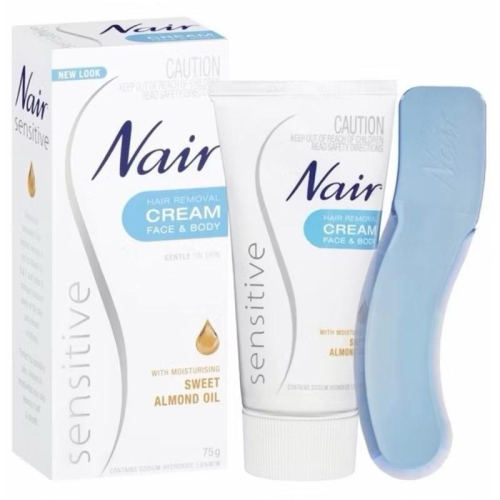 附發票 澳洲Nair 除毛膏臉和身體毛髮 敏感肌 孕婦適用75mL