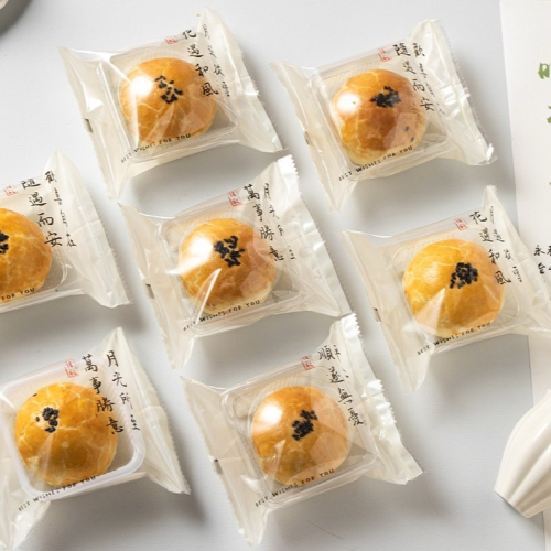 ▪11x15cm▪順遂無憂月餅機封袋(混搭約100只/包)/月餅蛋黃酥食品包裝袋/花茶茶葉餅乾點心糖果袋
