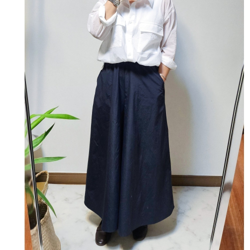 預購/HEDY赫蒂 正韓 高質感走路有風 輕薄涼爽 寬鬆長褲裙 全腰鬆緊帶/長褲裙(FREE S-L適穿)(藏青、駝色)