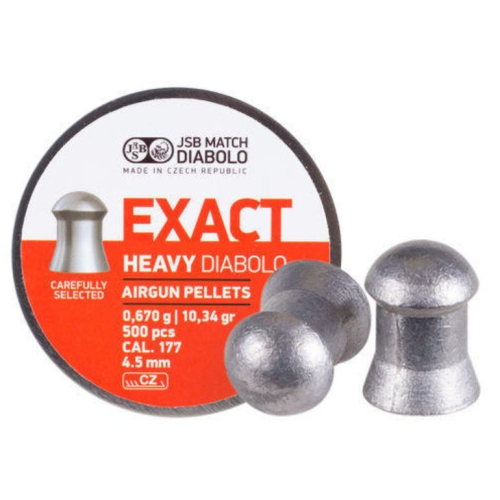 {{布拉德模型}} JSB Diabolo Exact .177/4.5mm 0.670g 專業用鉛彈