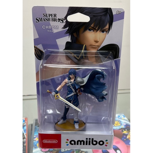 AMIIBO SWITCH NS 任天堂明星大亂鬥 聖火降魔錄 克羅姆 庫洛武 CHROM 全新品［士林遊戲頻道］