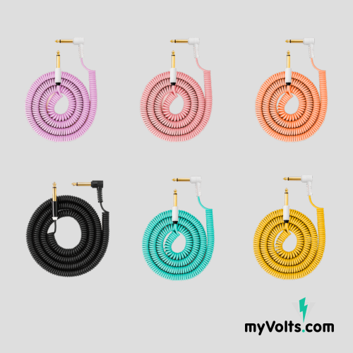 myVolts 吉他音源線 Candycords 6.3mm TS 吉他導線 美國進口專業繽紛音源線