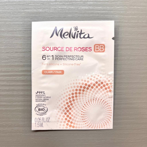 栗子美妝?｜Melvita 蜜葳特 王者玫瑰凝水BB霜 1.5ml 試用包