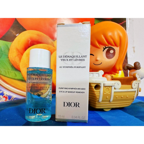迪奧 極淨舒緩眼唇卸妝液10ML(新包裝藍色) 全新百貨專櫃貨盒裝（旅行用） 2027.03.1