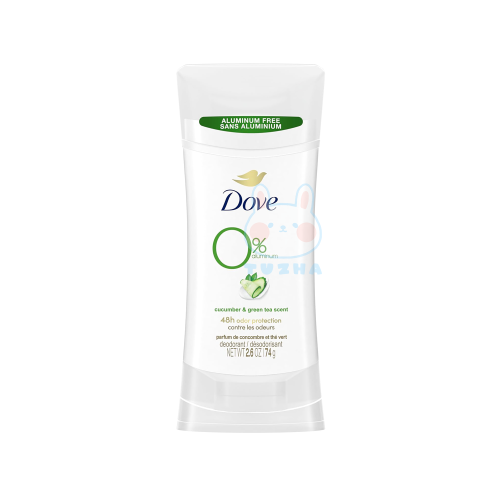 【Dove 多芬】無鋁鹽體香膏-黃瓜綠茶(2.6oz/74g)【5373】