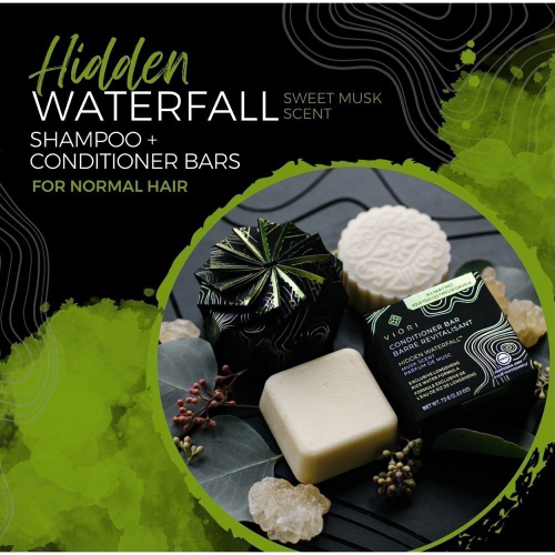 現貨 二合一組合 Viori Hidden Water Fall 洗髮皂+護髮皂 一組