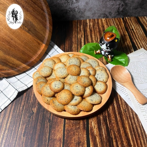 【靜烘培】芝麻貓舌餅乾│100g／220g（袋裝）手工餅乾│芝麻貓舌頭│芝麻蘭朵夏│芝麻貓舌餅乾