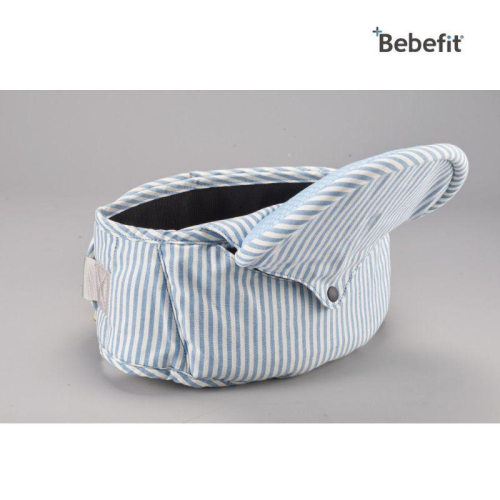韓國 Bebefit Light 快展折疊腰凳(條紋藍)