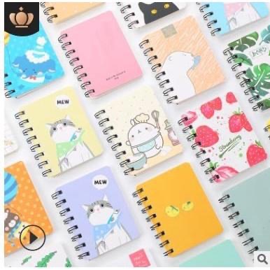??拉拉Lala＇s 學生便攜卡通小清新小本子迷你記事本小線圈本獎品小學生