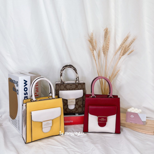 美國代購 台灣現貨 Coach 琴譜包 手提斜背包