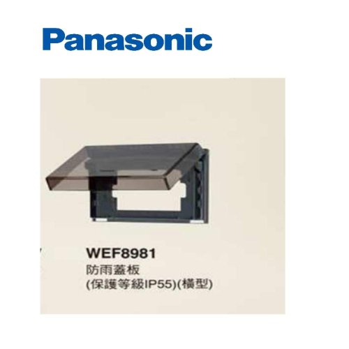 國際牌開關 單品 PANASONIC Deco 星光開關 WEF8981 防雨蓋板