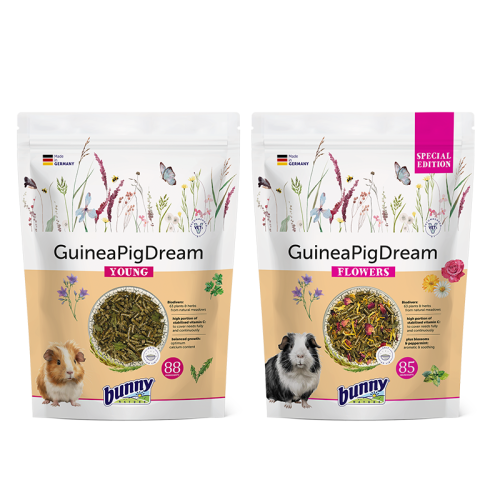 【現貨】?快速出貨? 德國邦尼 Bunny 夢想天竺鼠 小顆粒圓柱無糖高安C配方 天竺鼠糧 幼年 老年天竺鼠飼料