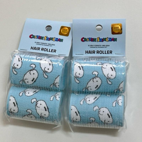 【FHICS】現貨 韓國 正版 蠟筆小新髮捲 小白髮捲 2入1包 小白 髮捲 瀏海髮捲 小新 小白 髮捲