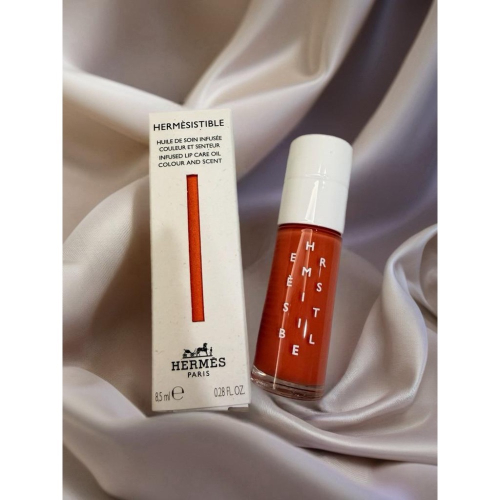 ?【Hermès 愛馬仕 HERMÈSISTIBLE 潤唇油 01｜百貨專櫃正品】