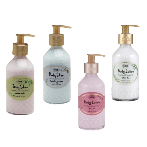 ?[現貨✨冬天必備身體乳] SABON 身體乳液 200ml 瓶裝 白茶 絲綢身體乳液 Body Lotion