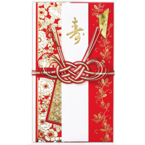 Ariel Wish日本婚禮小物幸福金箔金封立體水引燙金結婚祝賀禮金袋紅包袋祝壽袋大壽生日賀禮賀卡新年紅包袋-兩款現貨